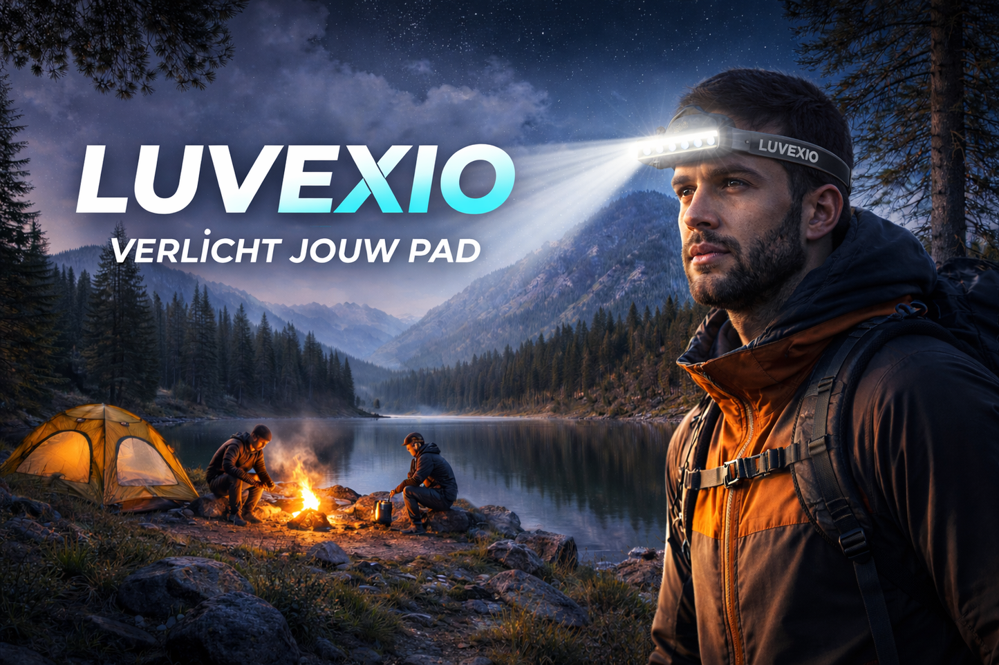 Luvexio 230° LED hoofdlamp